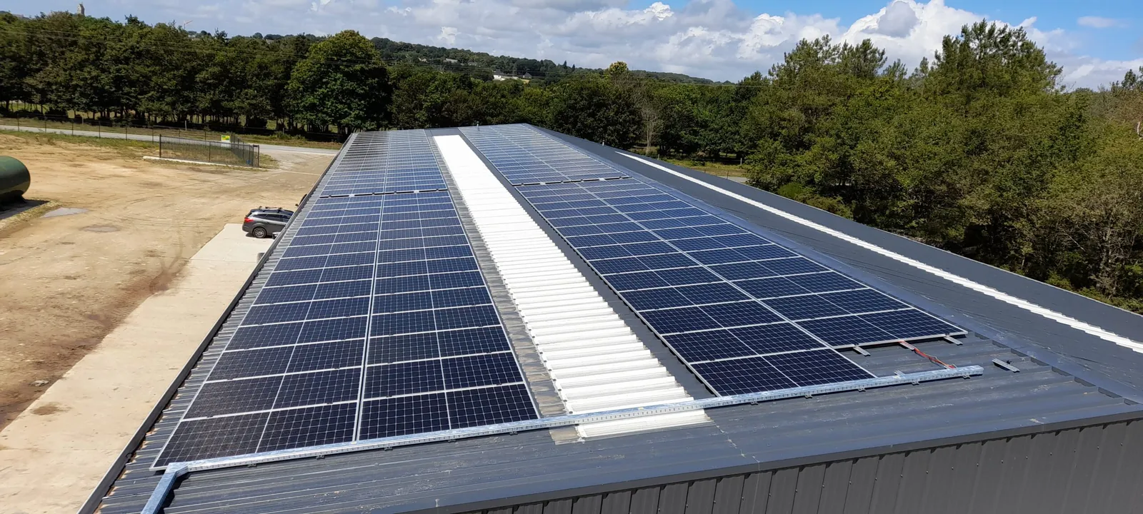 Centrale photovoltaïque en toiture