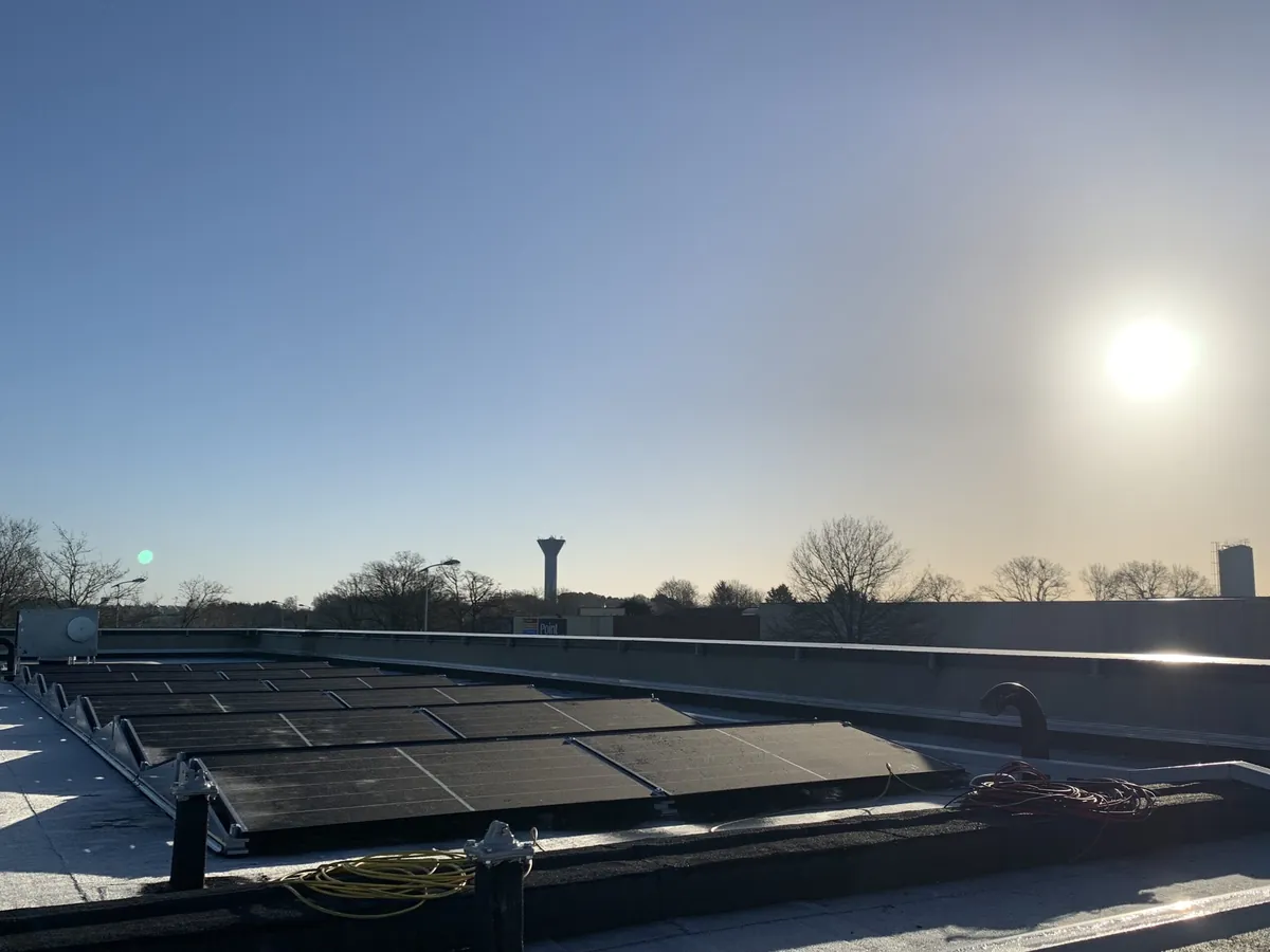 Centrale photovoltaïque en toiture